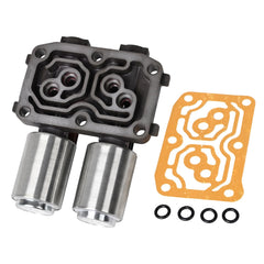 E-Shin dual linear solenoid main image with durable aluminum body.
