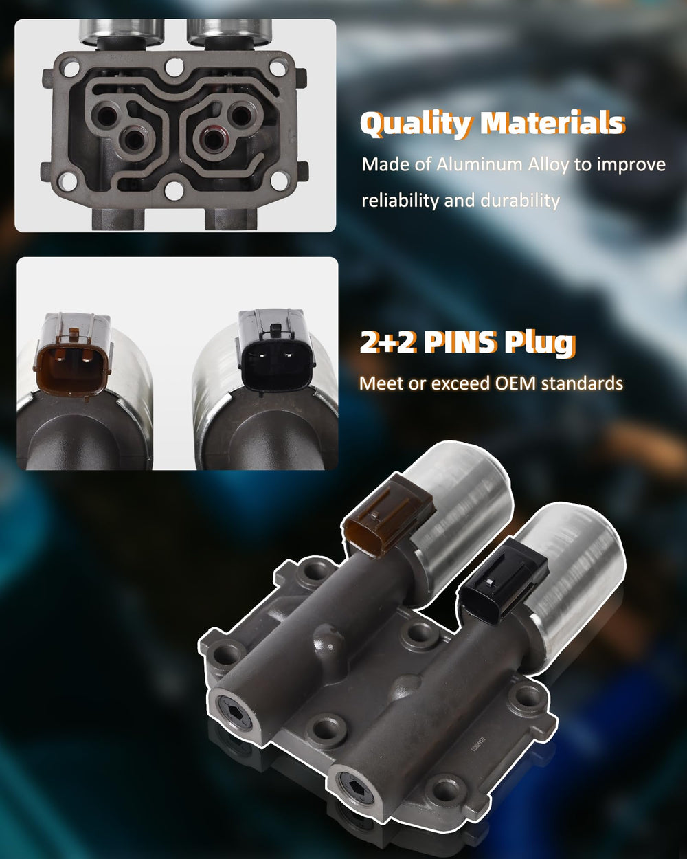 E-Shin solenoid gasket detail showing precise seal.