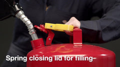 Eagle fixed handle with comfort-grip trigger release facilitates controlled dispensing.