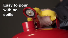 Eagle 100% leak tested design reduces spills during transport.
