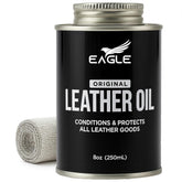Eagle Leather Oil Conditioner bottle with applicator for targeted leather care and deep conditioning.