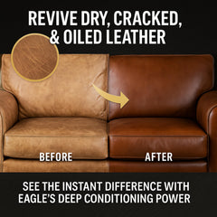 Eagle Leather Oil Conditioner furniture care delivering deep conditioning and water resistance.