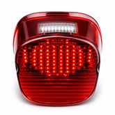 Eagle Lights red strobe tail light brake for Harley enhances quick braking visibility.