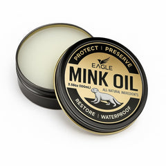 Eagle leather care kit for saddles and bags maintains flexibility and shine
