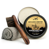 Eagle Saddle Soap Kit bottle for deep cleaning and conditioning leather
