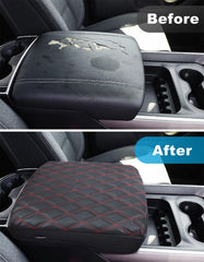 Black-red stitch: Eaglecover console cover adds a stylish lift to interior.
