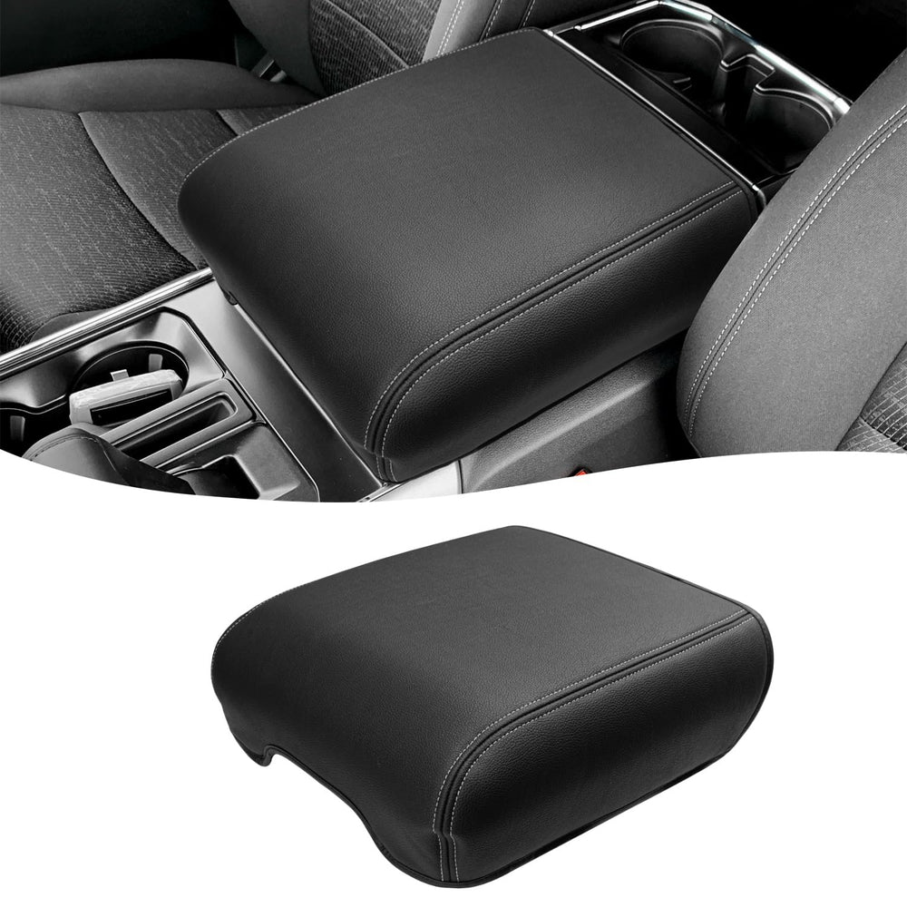 Eaglecover center console cover for Ford F-150, front view, precise fit and protection.