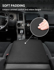 Eaglecover vinyl leather feel center console cover resists water and crumbs