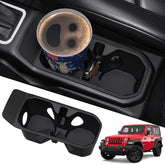 Eamplest cup holder insert for Jeep Wrangler JL/JLU delivers secure, wobble-free fit.