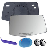 EAP passenger side mirror glass for Chevrolet Silverado 1500, clear right-side visibility boost