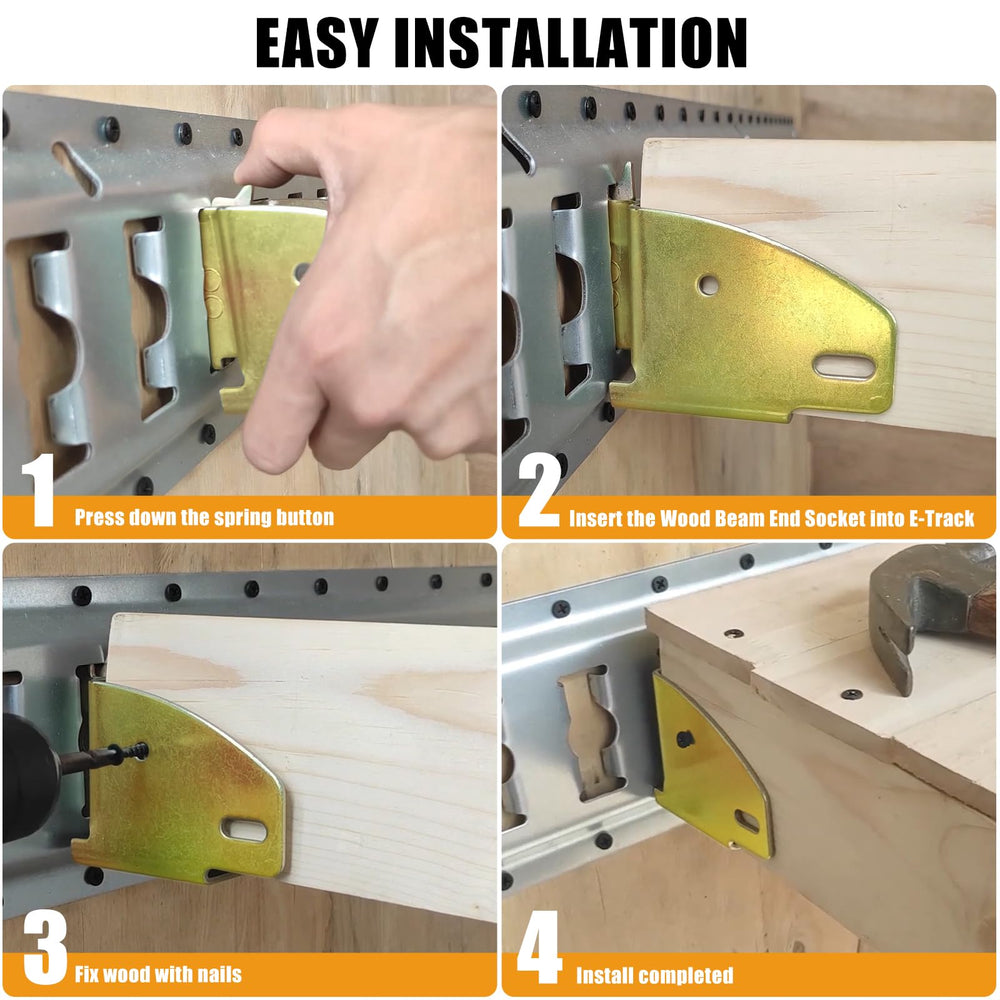 Eapele zinc-coated steel socket with 1/4 inch bolt holes