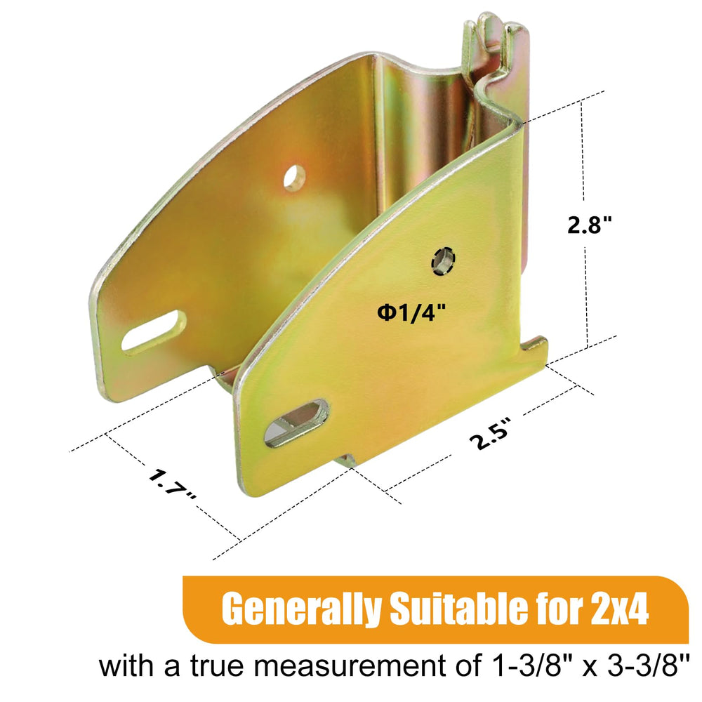 Eapele wood-beam insert securing 2x4 and 2x6 beams in E-Track