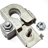 EAPP negative terminal connector front view demonstrates precise OE-style fit for secure grounding.