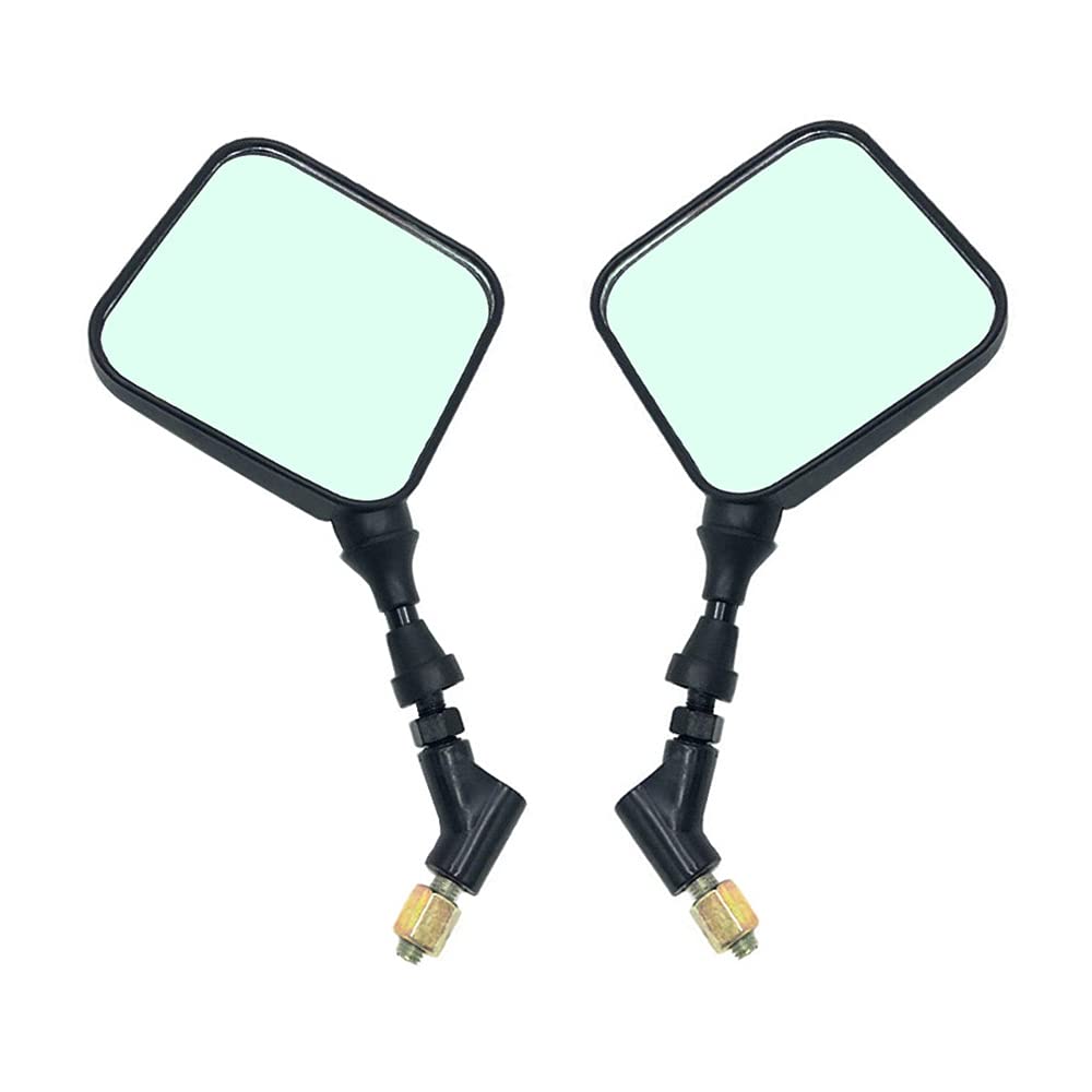 Earlyred dual sport mirror left view for clear rear visibility on rugged rides.