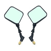 Earlyred dual sport mirror left view for clear rear visibility on rugged rides.