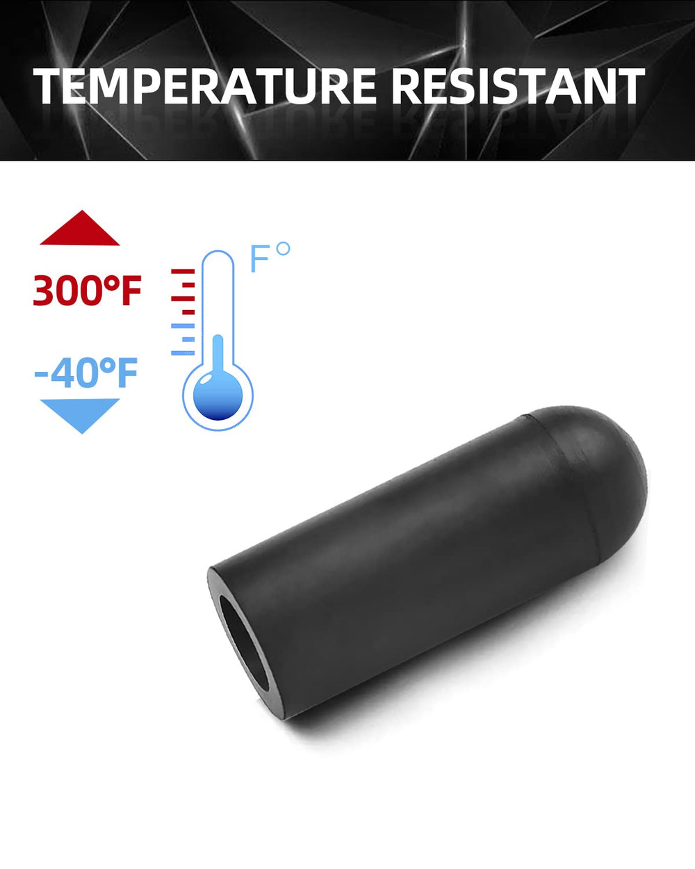Easily 3/16 inch long cap for deeper connections and protection