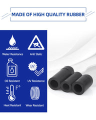 Easily vacuum caps on a carburetor port protect during maintenance and debris protection.
