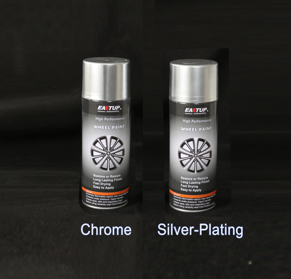 EASTUP chrome wheel paint maintains a vivid hue over time.