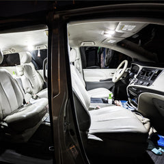 Easy Eagle LED interior kit F-150 footwell light enhances low-light visibility