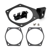 EATAKWARD 4-bolt throttle bracket closeup in durable steel for reliable performance
