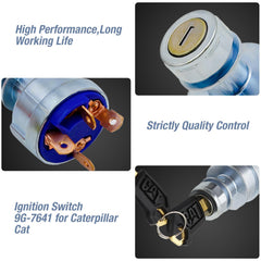 Easy installation process shown for quick replacement on Cat machines