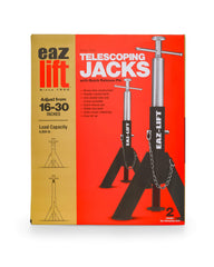 Eaz-Lift Camco telescopic RV jack set of two providing balanced support.