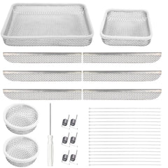 Eazy2hD RV insect screen package shields vents with durable stainless mesh.
