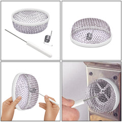 Eazy2hD spring fasteners enable secure, reusable vent installations.