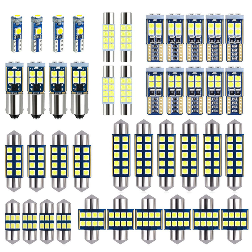 EBAIFUN 42-pack LED bulb kit packaging for quick car interior upgrades.