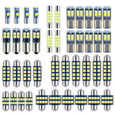 EBAIFUN 42-pack LED bulb kit packaging for quick car interior upgrades.