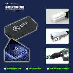EBAIFUN auto-start-stop eliminator device—plug-and-play, aims to avoid errors after installation.