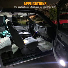 EBAIFUN 14-piece LED interior kit for Silverado/Sierra complete upgrade.