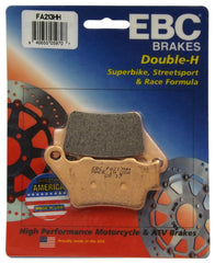 EBC FA-213HH front view brake pad showing sintered copper alloy for strong stopping power