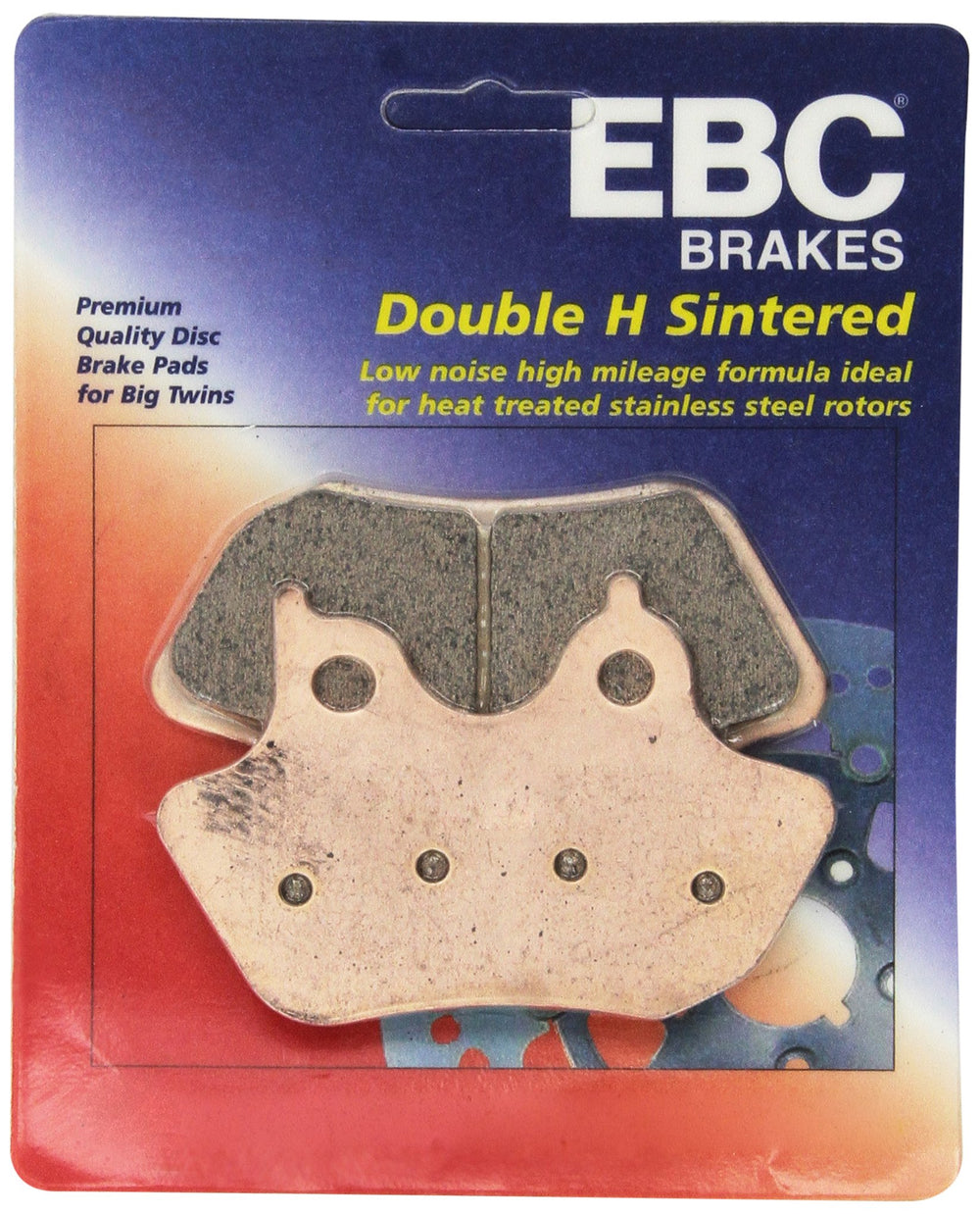 EBC FA400HH disc brake pad set front view for OEM-style replacement