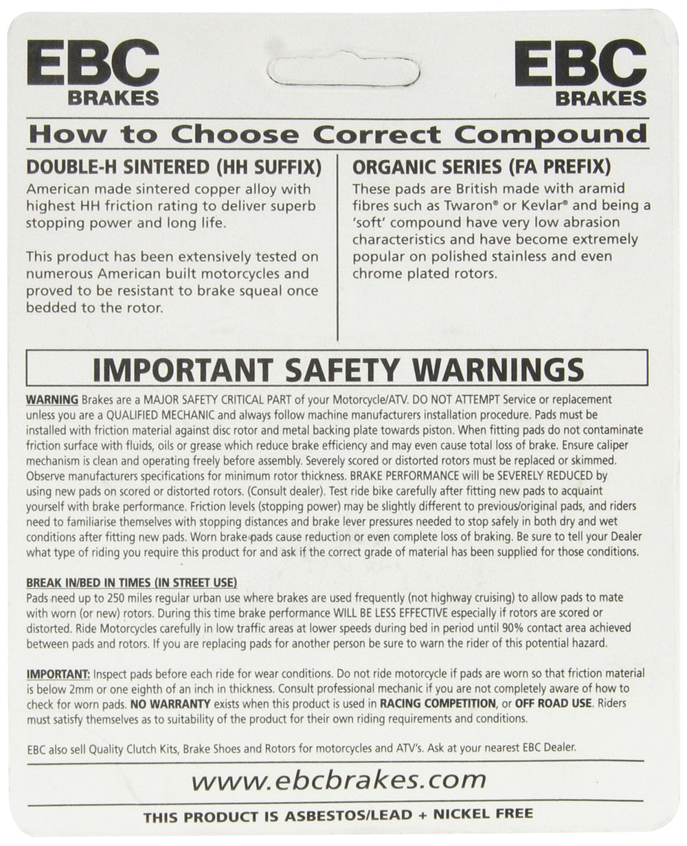 EBC FA400HH packaging image showing clear labeling for quick installation