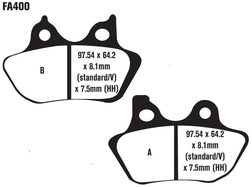 EBC FA400V disc brake pad installation view highlighting vehicle-specific fit and easy replacement.