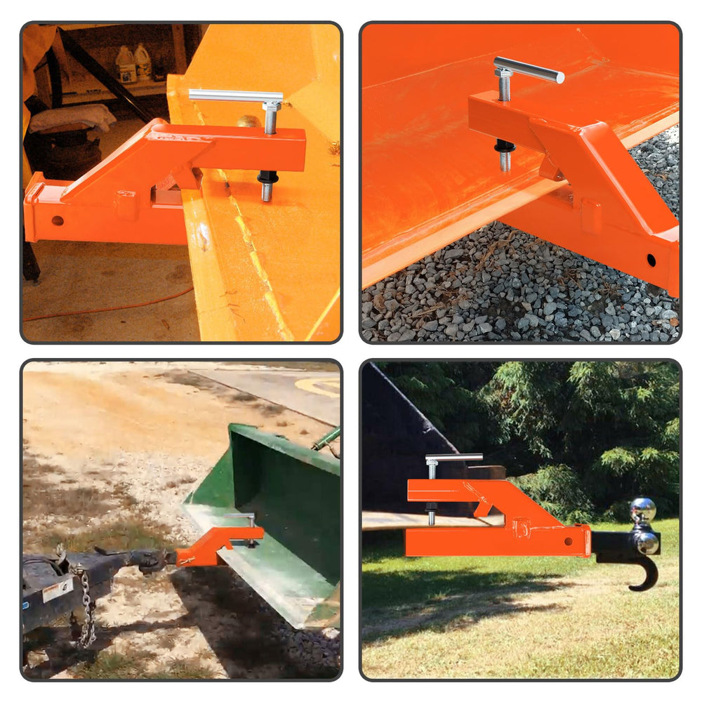 EBESTTECH package includes bucket hitch receiver and T-bolts for easy setup