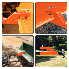 EBESTTECH package includes bucket hitch receiver and T-bolts for easy setup