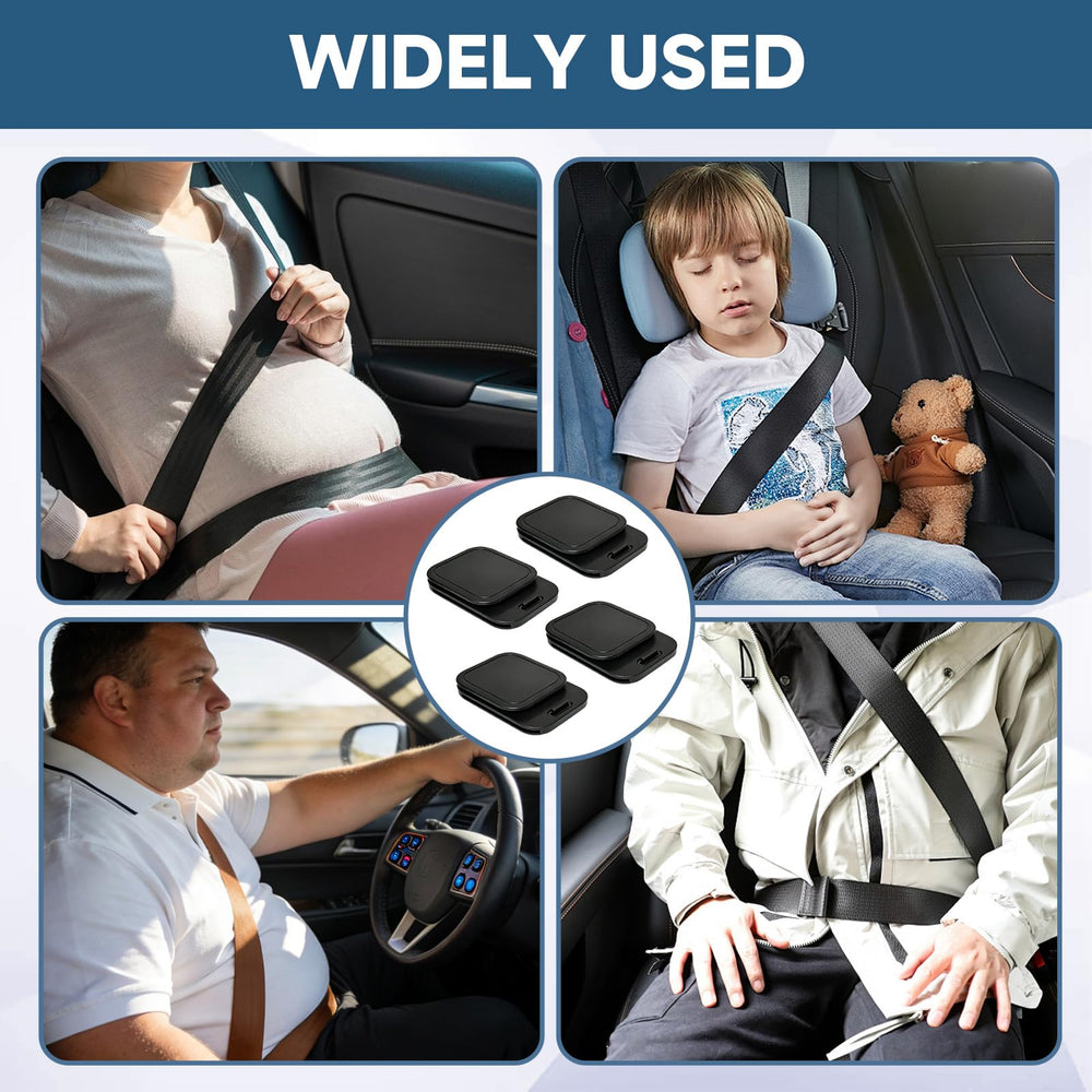 EBQOSK 4-pack seatbelt clips for multiple seats.