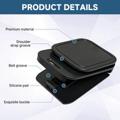 EBQOSK seat belt clip demonstrates simple installation for quick use