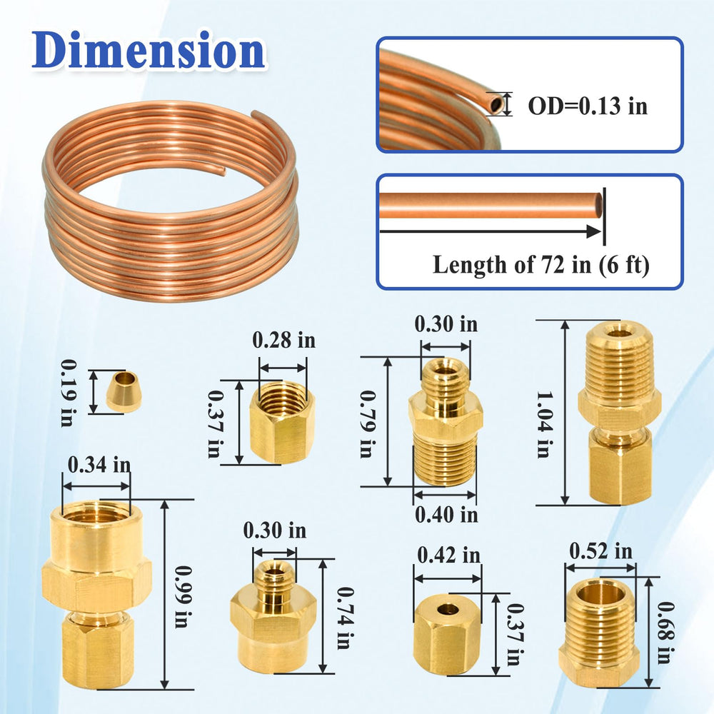 Ebrmeiwo purple copper tube highlights high ductility and heat resistance.