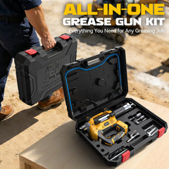 Ecarke carrying case keeps the kit organized on site.