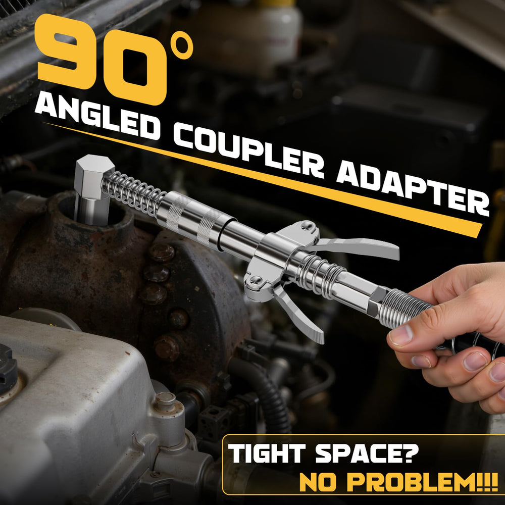 Ecarke universal coupler works with multiple fittings for versatility.