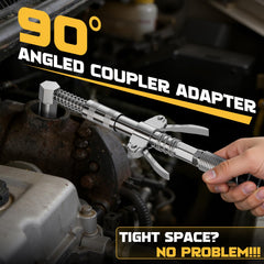 Ecarke universal coupler works with multiple fittings for versatility.