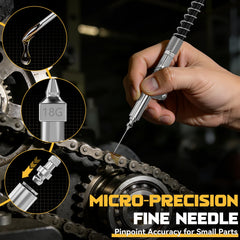 Ecarke grease gun kit 12000 PSI high-pressure capability for heavy use.