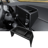 Ecarzo dash tray front view showing seamless Sienna integration and tidy dashboard