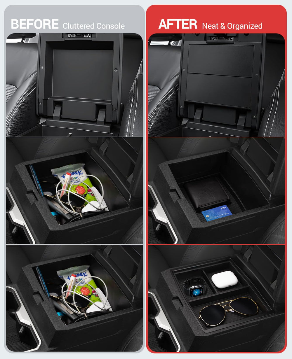 Ecarzo anti-slip texture keeps items secure on rough roads.