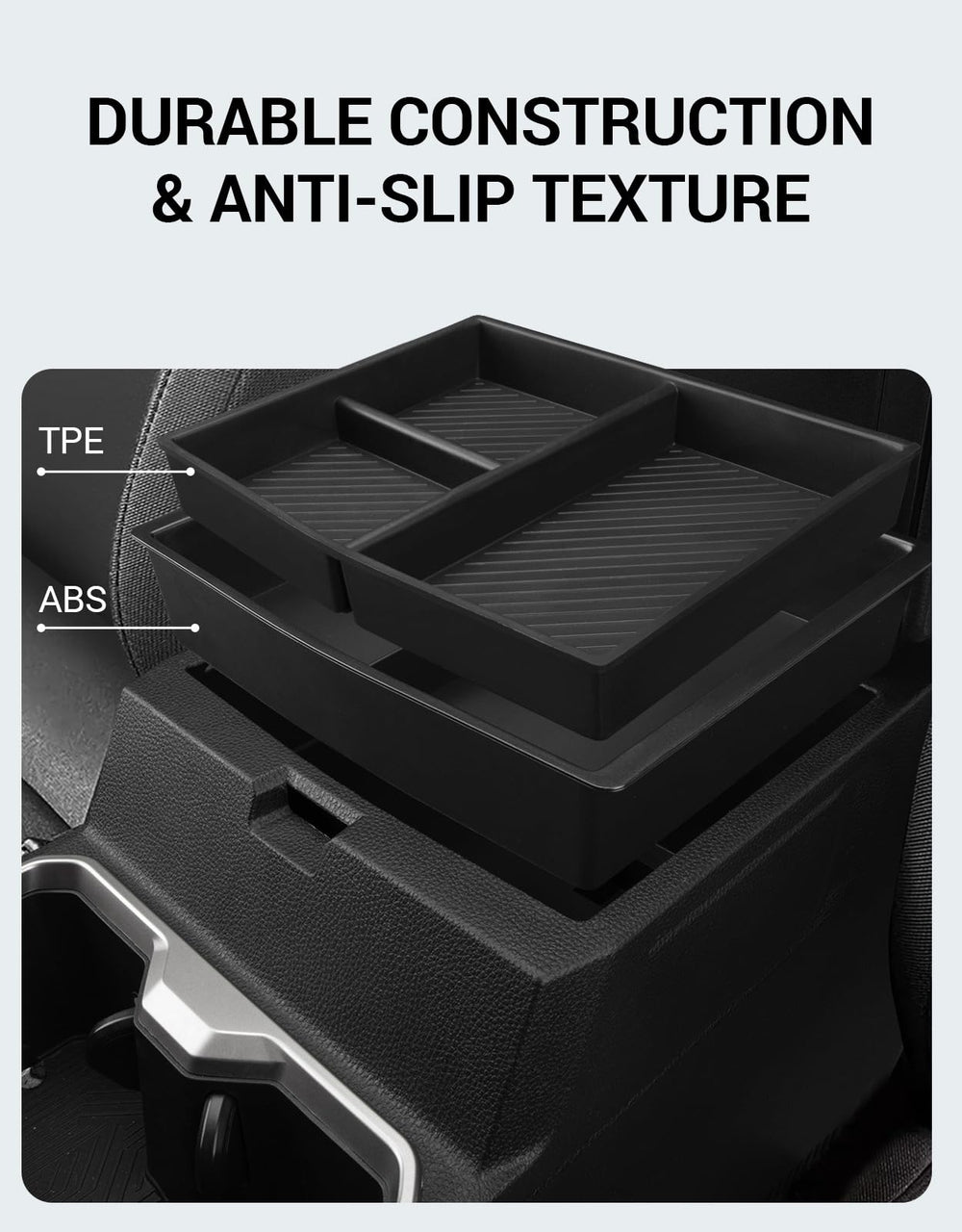 Ecarzo quick-release buckle provides fast access to hidden storage.