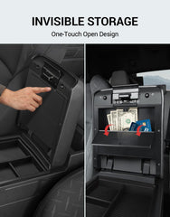 Ecarzo two-layer organization helps separate small items securely.