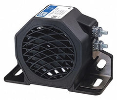 ECCO 510 backup alarm in compact enclosure enhances audible back-up signaling for vehicles.